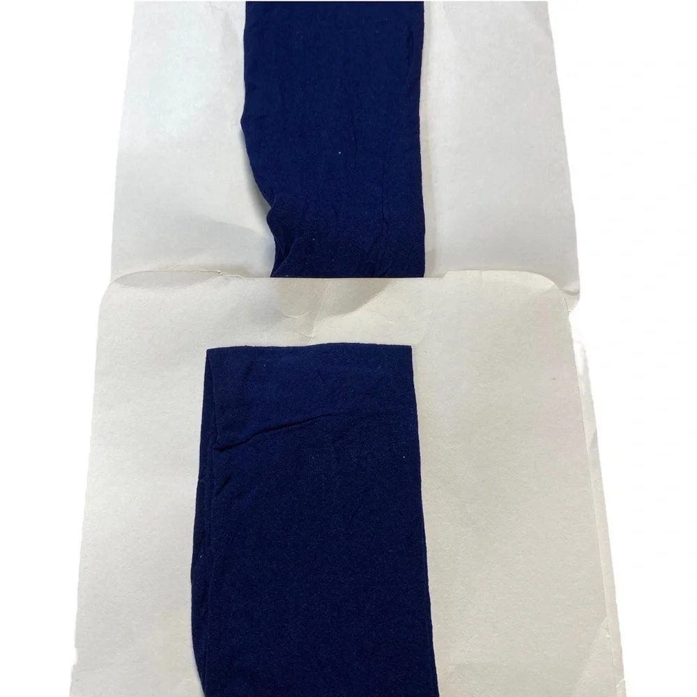 Vintage Opaque Navy Panty Hose